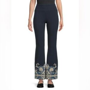 *NWT* Johnny Was High Waist Flare Leggings Roman Paisley Print | Size S